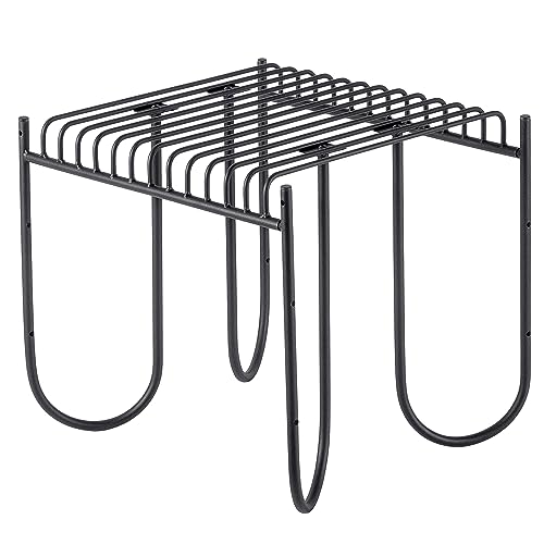 KADAX Moderne Gartenbank, Sitzbank aus pulverbeschichteten Stahl, Bank im Modulsystem, Witterungsbeständige Metallbank für Garten, Park, Terrasse (50cm / ohne Rückenlehne) von KADAX