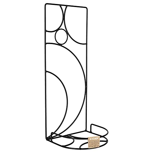 KADAX Pflanzenhänger, Blumentopfhalter aus Stahl, Blumenhänger, Wandgitter, Blumenregal für Innen, Pflanzen, Blumenhalter, Pflanzenregal, Wandhalterung, Deko, schwarz (Regenbogen) von KADAX