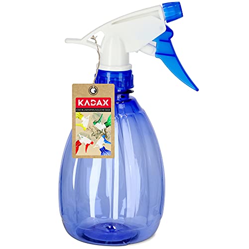 KADAX Pflanzenspritze aus Kunststoff, 0,5l, Sprühflasche, Zerstäuber, Sprüher, für Küche, Bad, Wasser, Spritzgerät, Trigger-Wassersprüher (Blau) von KADAX