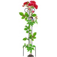KADAX Rankhilfe aus Stahl, freistehende Pflanzenstütze für Rosen, Kletterpflanzen, Efeu, Garten, wet von KADAX