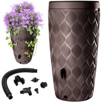Regenwassertank 240L Barrel Regenbehälter Blumentopf + Hahn Stark - Kadax von KADAX