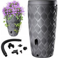 Regenwassertank 240L Wasserfass-Container mit Hahn Blumentopf Groß - Kadax von KADAX