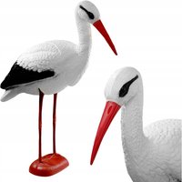 KADAX Storch Gartenfigur, Klapperstorch aus Kunststoff, Fischreiher 78cm von KADAX