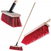 KADAX Straßenbesen, mit Holzstiel, 40 cm, Rot KADAX Straßenbesen, mit Holzstiel, 40 cm, Rot von KADAX