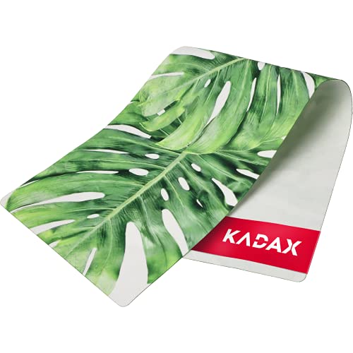 KADAX Tischläufer aus Filz, robuster Filzläufer, Tischband, pflegeleichter Läufer für Küchentisch, Wohnzimmer, Esszimmer, Tisch-Deko, Table Runner, Tischdecke, Filztischläufer (Blatt) von KADAX