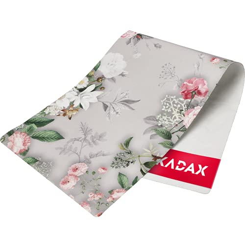 KADAX Tischläufer aus Filz, robuster Filzläufer, Tischband, pflegeleichter Läufer für Küchentisch, Wohnzimmer, Esszimmer, Tisch-Deko, Table Runner, Tischdecke, Filztischläufer (Blume) von KADAX