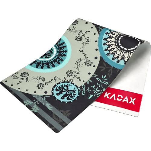 KADAX Tischläufer aus Filz, robuster Filzläufer, Tischband, pflegeleichter Läufer für Küchentisch, Wohnzimmer, Esszimmer, Tisch-Deko, Table Runner, Tischdecke, Filztischläufer (Türkis) von KADAX