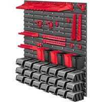 KADAX Werkstattwandregal, Werkstattregal für Garage, Rot und Schwarz, 50 Stück, 78x78 cm KADAX Werkstattwandregal, Werkstattregal für Garage, Rot und Schwarz, 50 Stück, 78x78 cm von KADAX