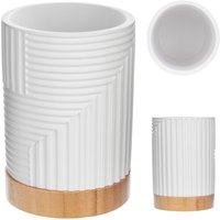 KADAX Zahnputzbecher, Weiß, Oval von KADAX
