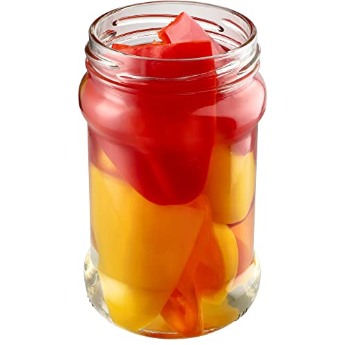 KADAX kleine Einmachgläser 315 ml, fi66, Gläser für Honig, Marmeladengläser, Luftdichte Gläschen, Einweckglas, Rundgläser, Konfitürengläser, Honiggläser (100 Stück, Ohne Deckel) von KADAX