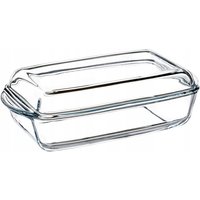 Kadax - Auflaufform aus hitzebeständigem Glas, feuerfestes Gefäß, 3.95L von KADAX