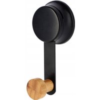 Kadax - Badezimmerhaken aus pulverbeschichtetem Stahl, Schwarz von KADAX
