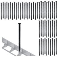 Kadax - Erdanker zur Montage, aus Kunststoff, Erdnägel, 25 cm, Schwarz, 50 Stück Kadax - Erdanker zur Montage, aus Kunststoff, Erdnägel, 25 cm, Schwarz, 50 Stück von KADAX