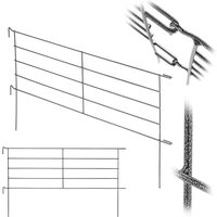 Kadax - Gartenzaun Geschweißter Metallzaun Palisadenzaun 100cm hoch von KADAX