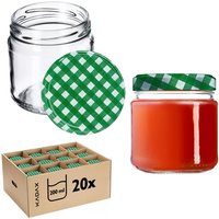 Glas Klara 200ml fi66 TO-210 Packung mit 20 Stück + - Kadax Glas Klara 200ml fi66 TO-210 Packung mit 20 Stück + - Kadax von KADAX