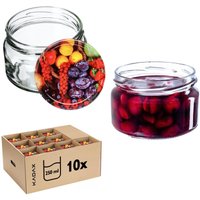 Glas Klara 250ml fi82 TO-250/1 Packung mit 10 Stück - Kadax Glas Klara 250ml fi82 TO-250/1 Packung mit 10 Stück - Kadax von KADAX
