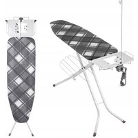 Kadax - Klappbares Bügelbrett, 120x38cm Dampfbügelbrett mit Steckdose von KADAX