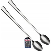 Kadax - Lange Löffel aus Edelstahl, 2er Set, Löffel für Latte, 21,4cm, Silber Kadax - Lange Löffel aus Edelstahl, 2er Set, Löffel für Latte, 21,4cm, Silber von KADAX