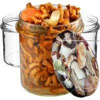 Kadax - Marmeladengläser 350ml, fi82 mm, Einmachgläser mit Schraubdeckel, Honiggläser, Einweckgläser, von KADAX