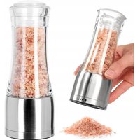 Salz- und Pfeffermühle, Gewürzmühle aus Acryl, nachfüllbare manuelle Handm - Kadax von KADAX