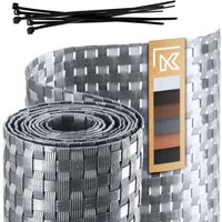 Kadax - Sichtschutz für Balkon, Terrasse, 1 x 1 m, Hellgrau Kadax - Sichtschutz für Balkon, Terrasse, 1 x 1 m, Hellgrau von KADAX