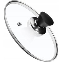 Kadax - Topfdeckel, Universaldeckel aus Glas mit Schwarzmatt griff, Deckel, 24 cm Kadax - Topfdeckel, Universaldeckel aus Glas mit Schwarzmatt griff, Deckel, 24 cm von KADAX