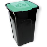 Voluminöser Eimer, 50L, rechteckiger Mülleimer aus Kunststoff-Polyurethan, Abfalleimer für Tre - Kadax von KADAX