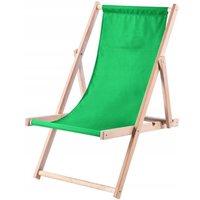 Liegestuhl, Strandstuhl aus Holz, Sonnenliege bis 120kg, Liege aus Buchenholz, Holzklappstühle - Kadax von KADAX