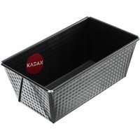 Kadax - Rechteckige Backform, Kastenform mit Antihaftschicht, Schwarz von KADAX