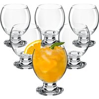Saftgläser, 280ml Wassergläser aus hochqualitativem Glas - Kadax von KADAX