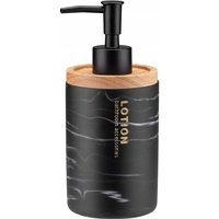 Seifenspender in Marmormuster, Schwarz - Kadax von KADAX