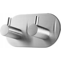 Kadax - selbstklebende Haken, Wandhaken, Küchenhaken, doppelt, silber, oval Kadax - selbstklebende Haken, Wandhaken, Küchenhaken, doppelt, silber, oval von KADAX