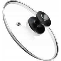 Kadax - Topfdeckel, Universaldeckel aus Glas mit Schwarz und Silber Griff, 24 cm Kadax - Topfdeckel, Universaldeckel aus Glas mit Schwarz und Silber Griff, 24 cm von KADAX