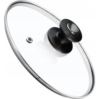 Kadax - Topfdeckel, Universaldeckel aus Glas mit Schwarz und Silber Griff, 26 cm Kadax - Topfdeckel, Universaldeckel aus Glas mit Schwarz und Silber Griff, 26 cm von KADAX
