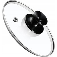 Kadax - Topfdeckel, Universaldeckel aus Glas mit glänzend schwarz griff, 14 cm Kadax - Topfdeckel, Universaldeckel aus Glas mit glänzend schwarz griff, 14 cm von KADAX