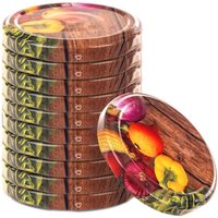 Verschlüsse für Einmachgläser Deckel Cap Fi66 Verschlüsse für Einmachgläser Konserven 10x - Kadax von KADAX