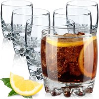 Wassergläser, Set de 6, Trinkgläser, Saftgläser aus Glas, 300ml - Kadax Wassergläser, Set de 6, Trinkgläser, Saftgläser aus Glas, 300ml - Kadax von KADAX