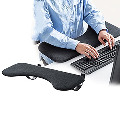 KADEUX Ergonomische Schreibtisch Extender Unterarmstütze, Tischverlängerung 60.5cm Tastaturablage, Ohne Bohren Schreibtisch Erweiterung, Ellenbogen Halterung Schwamm 75.5cm (Size : 75.5cmx28cm) von カドゥー