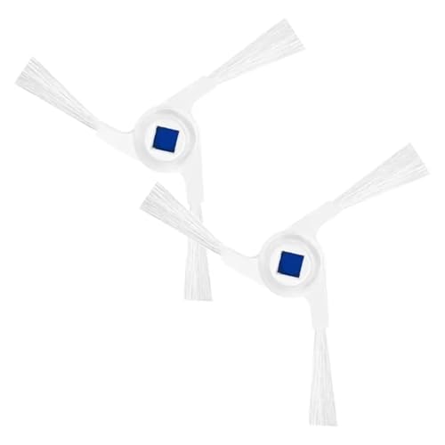 2 Stück, Seitenbürstenersatz, Kompatibel Mit ECOVACS, Deebot X2/X2 Omni/X2 Pro/X2 Combo/X2S Roboter-Staubsauger-Ersatzteile, Weiß(White) von KADILRTV