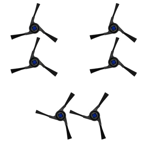 AC39-Kompatibel For ECOVACS, Deebot X2 / X2 Omni / X2 Pro / X2 Combo / X2S Roboter-Staubsauger Ersatzteile Seitenbürste(6pcs black) von KADILRTV