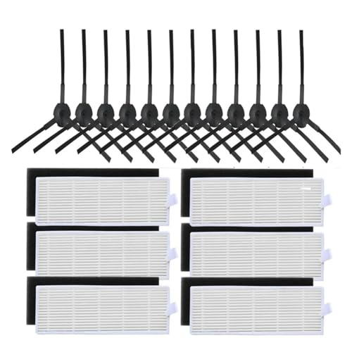 Filter-Seitenbürsten-Primärfilter, Kompatibel Mit Chuwi, Kompatibel Mit Ilife, A8 A6 X620 X623 Roboter-Staubsauger-Teile, Rollen-Hauptbürsten-Ersatz(C) von KADILRTV