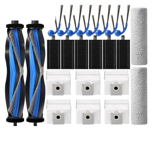 Filter Wichtigsten Seite Pinsel Roller Mopp Staub Tasche, Kompatibel For ECOVACS X9,PRO OMNI Ersatzteile Zubehör(N) von KADILRTV