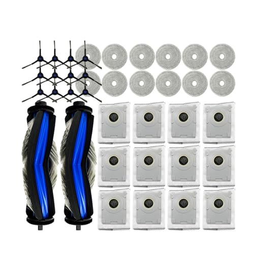 Hauptseitenbürste, Staubbeutel, Bodenwischlappen, Tuch, Zubehör For Roboterstaubsauger, Kompatibel Mit Ecovacs, Kompatibel Mit DEEBOT, Mini-Kehrmaschine(Q) von KADILRTV