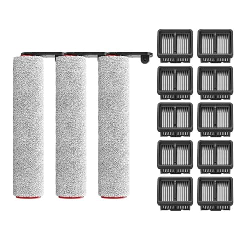 Kompatibel Mit Dreame, H12 Pro / H12 Plus / H12 Core Soft Brush Ersatzteile Nass-Trocken-Staubsauger-Rolle Hepa-Filter Zubehör(G) von KADILRTV