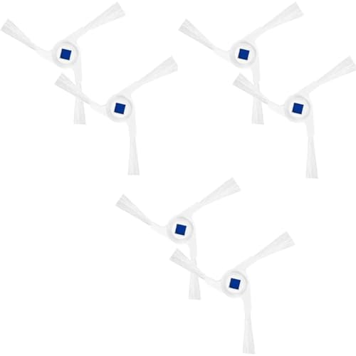 Kompatibel Mit ECOVACS, Deebot X2 / X2 Omni / X2 Pro / X2 Combo / X2S Roboter-Staubsauger, Ersatzteile, Seitenbürste(6pcs white) von KADILRTV