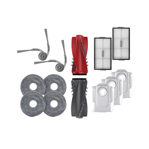 Kompatibel Mit Roborock, Saros 10R / S9 MaxV Slim Zubehörfilter Haupt-/Seitenbürste Mopp Staubbeutel Roboter-Staubsaugerteile Optional(Parts Kit 2) von KADILRTV