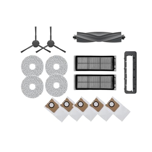 Kompatibel mit Dreame, Bot L20 Ultra, Hauptbürstenabdeckung, Filter, Mopp, Staubbeutel, optionales Zubehör for X20 Pro Staubsaugerteile(Parts Pack 3) von KADILRTV