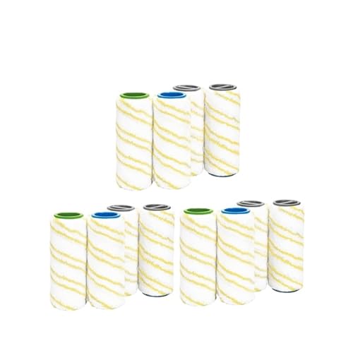Mikrofaserrollen, Kompatibel Mit Karcher, FC7 FC5 FC3 2.055-006.0 For Reinigen Von Hartböden, Smart Home-Ersatzrollen(12pcs y) von KADILRTV