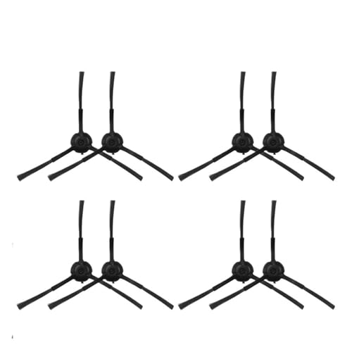 Rollenbürste, Seitenbürste, Wischmopp, Roboterstaubsauger, Kompatibel Mit Proscenic, M9, Staubsaugerzubehör, Ersatz(8 Black Side Brush) von KADILRTV