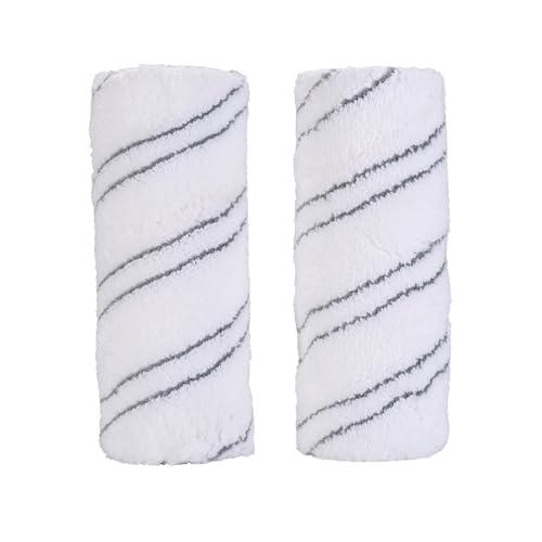Rollenbürsten-Set, Kompatibel Mit Kärcher, FC7 FC5 FC3D FC3 Akku-Hartbodenreiniger, Mehrflächenrolle, Rollenbürsten-Set(Gray-2pcs) von KADILRTV